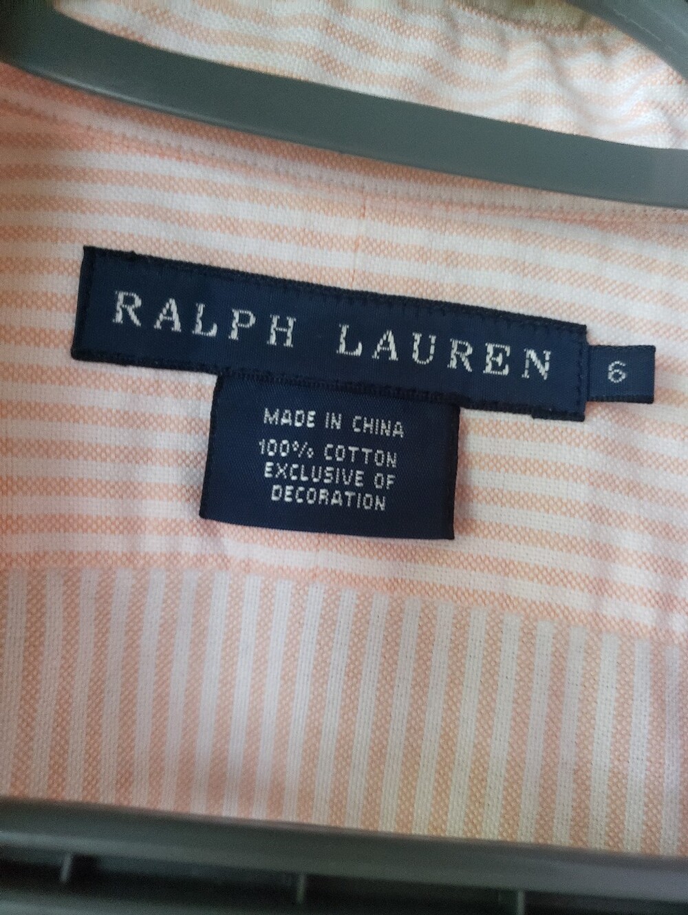 Ralph Lauren Light Pink Striped Short Sleeve Button-Down Shirt - Picture 2 of 5